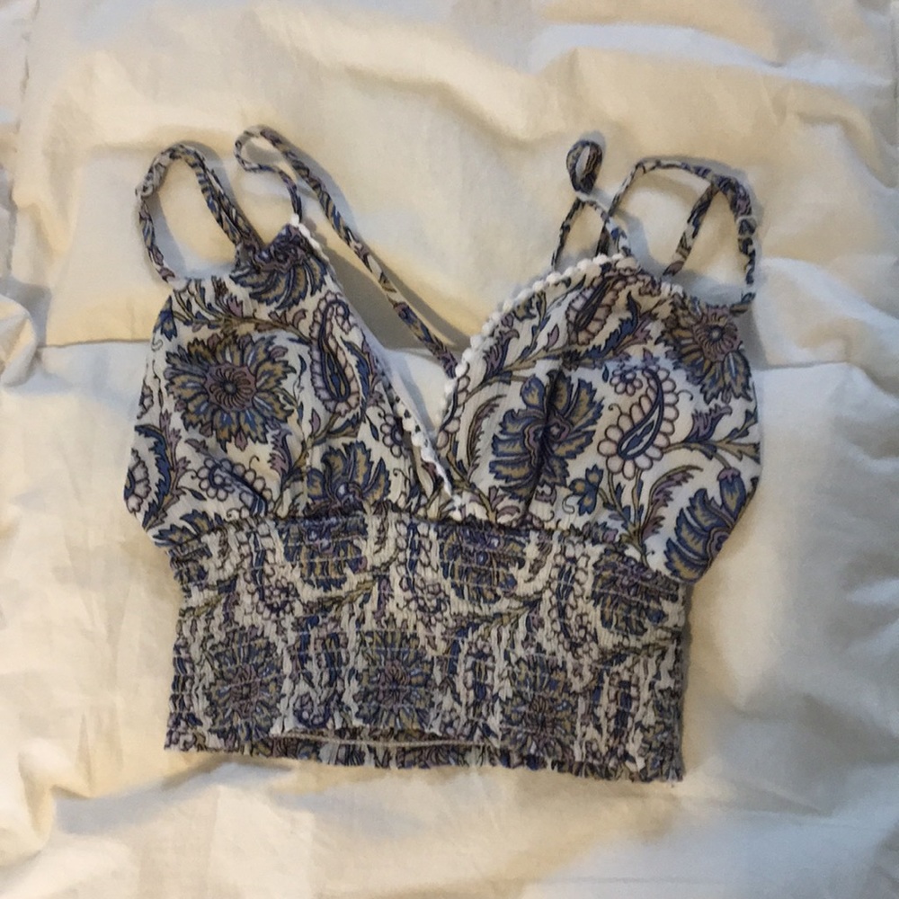 Paisley, floral, crop top!